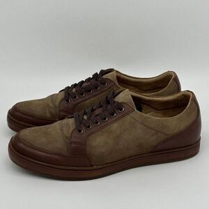 Kenneth Cole Abeo Clayton Fashion Sneaker Shoes Mens 8.5N Brown Suede Lace‎ Up
